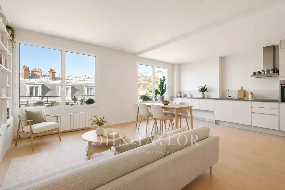 Appartement 3 pièces en étage élevé avec vues Tour Eiffel et Invalides